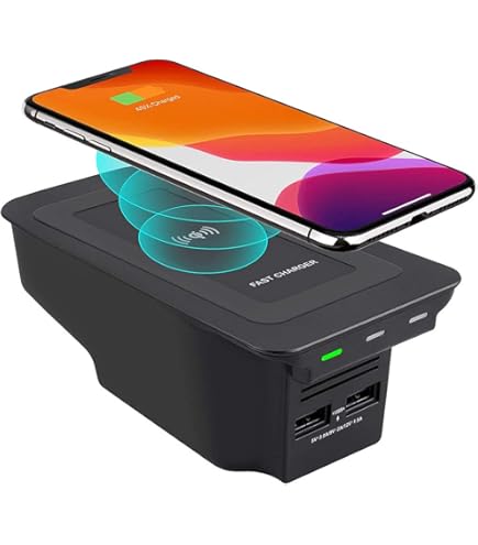 Amazon.co.jp: CarQiワイヤレス充電器 ボルボ XC90 S90 V90 XC60 V60